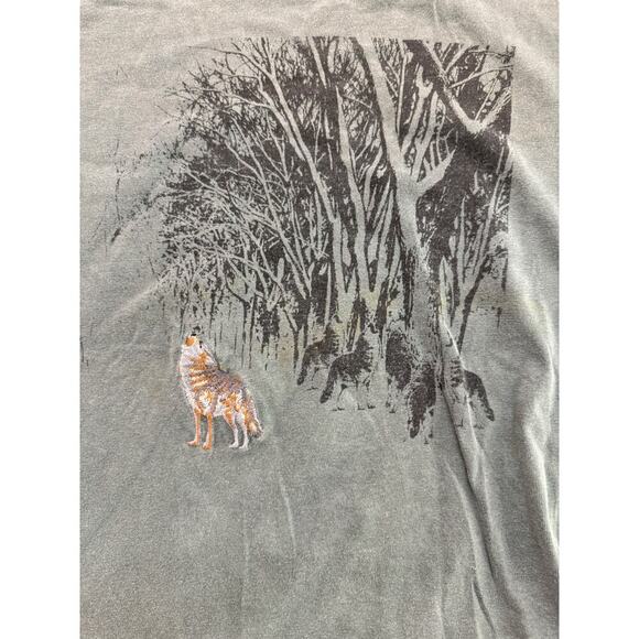 Santee Hvywt Men's Gray 100% Cotton Crew Neck Long Sleeves Sweatshirt Size XL - Picture 2 of 5